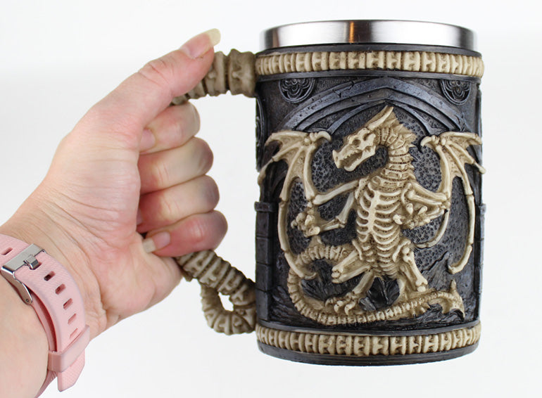 Skeleton Dragon Mug