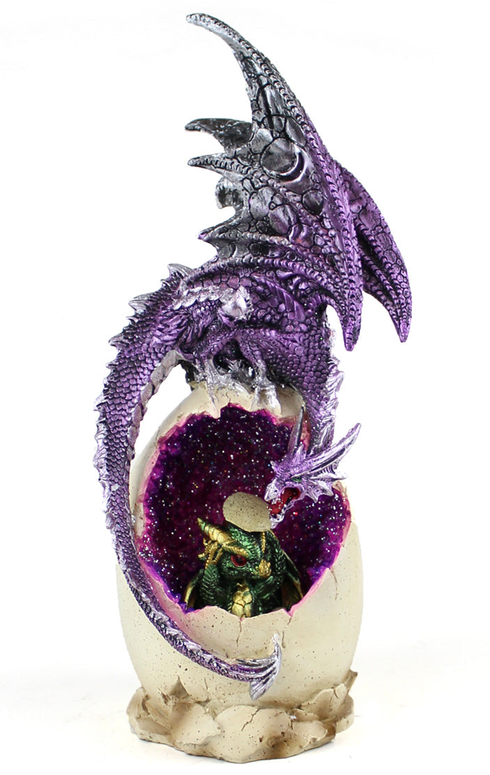 Geode Dragon Family LED Egg