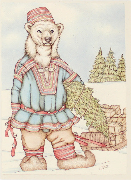 Polar Solstice Card