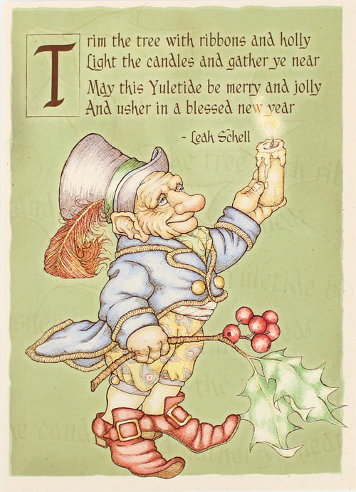 Yuletide Elf Card