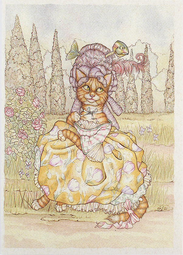 Royal Cat Card