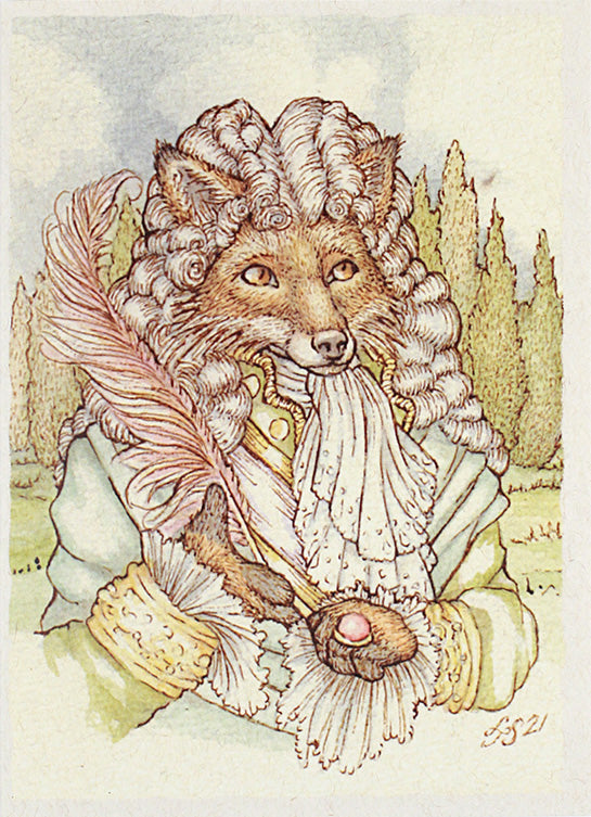 Royal Fox Card