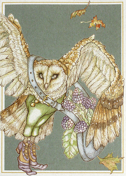 Barn Owl Moderne Card