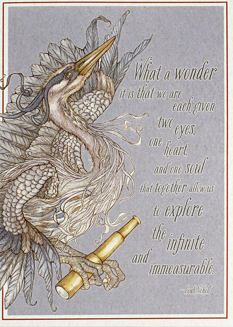 Heron Moderne & Quote Card