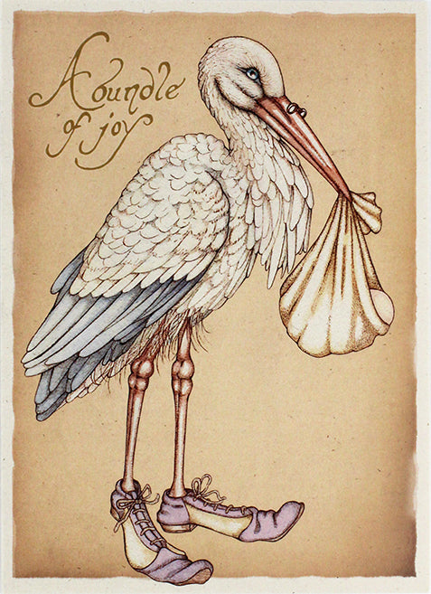 Bundle of Joy Stork Card