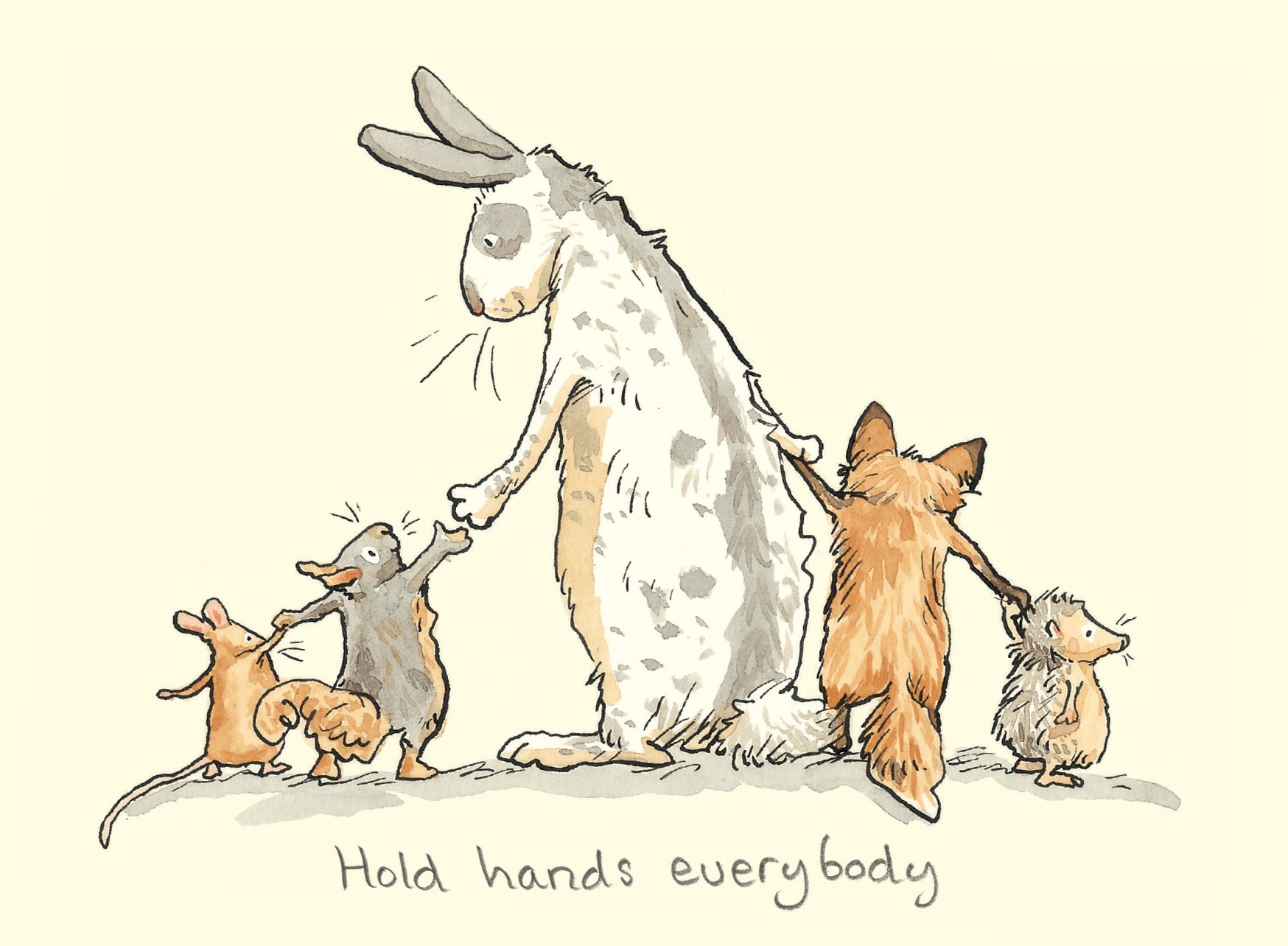 Hold Hands Everybody Card