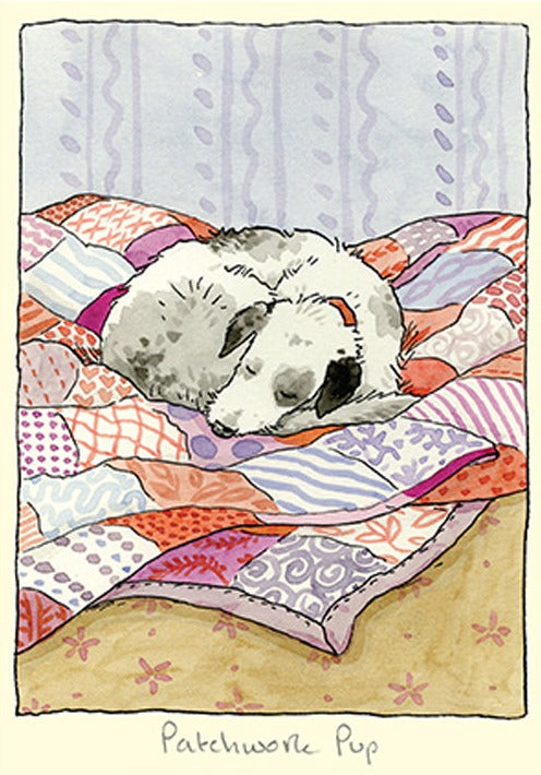 Patchwork Pup Card