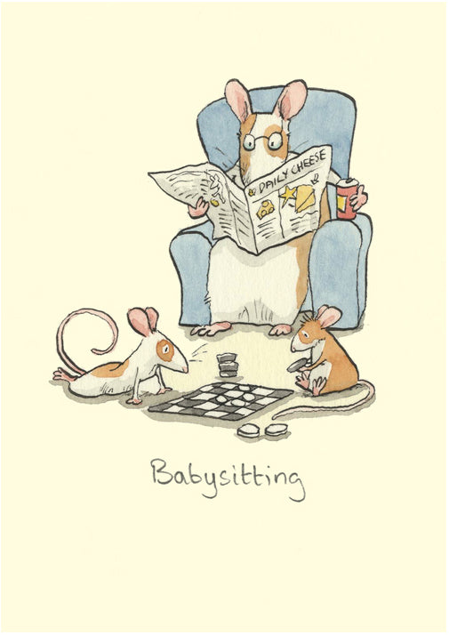 Babysitting Card
