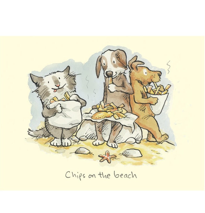 Chips on the Beach Card