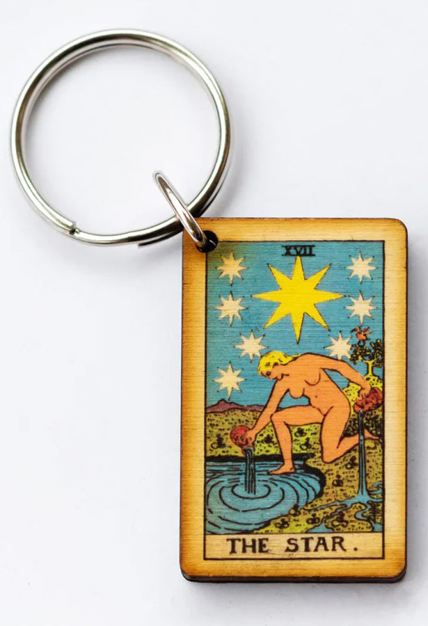 The Star Tarot Keychain
