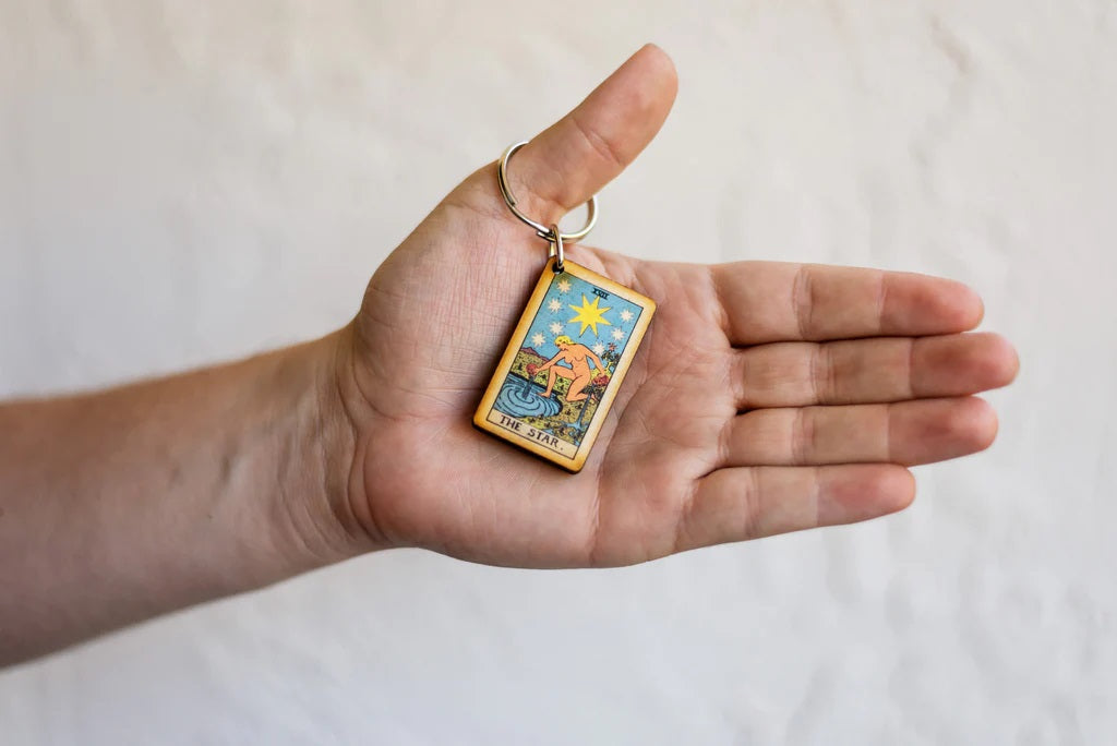 The Star Tarot Keychain