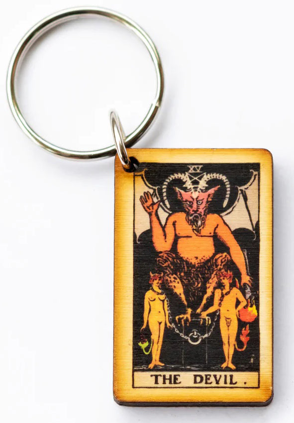 The Devil Tarot Keychain