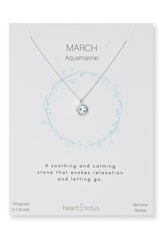 Necklaces for sales march birthdays