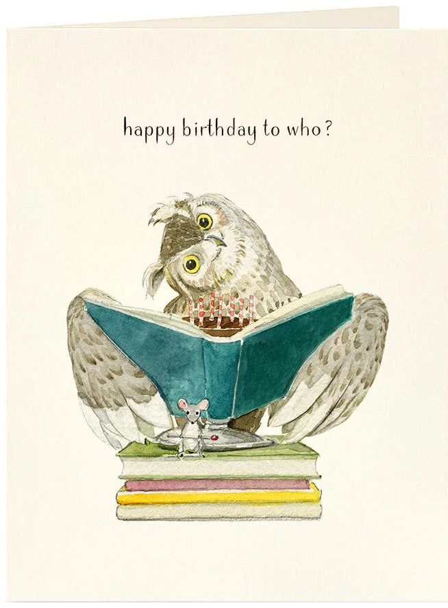 Birthday Who Card