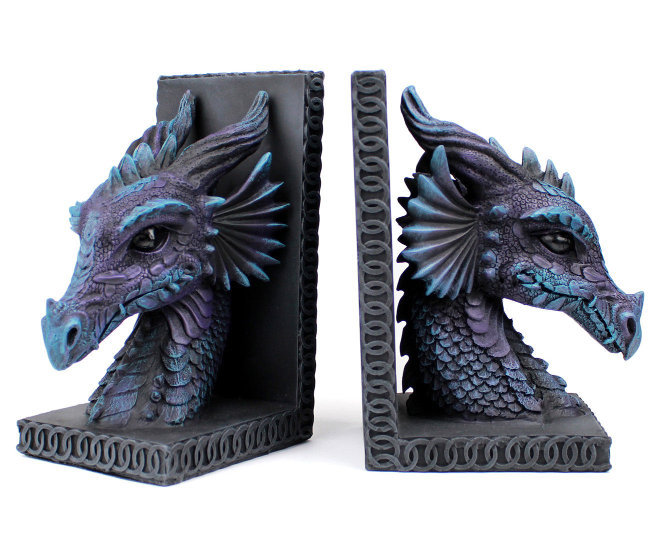 Dragon Head Bookends