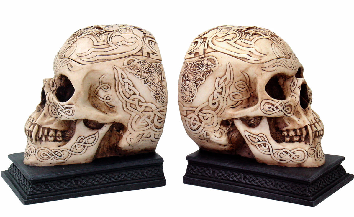 Skull Bookends & Box Set -- DragonSpace