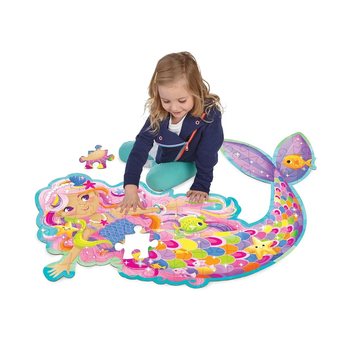 Magical Mermaid Floor Puzzle