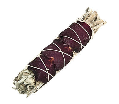 Rose Petal Sage Smudge (4")