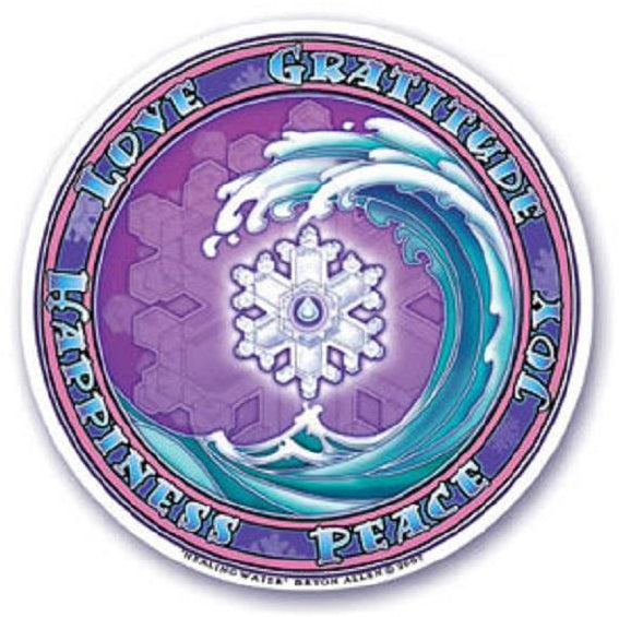 Healing Waters Window Sticker