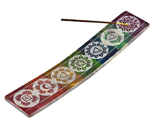 Chakra Soapstone Incense Burner