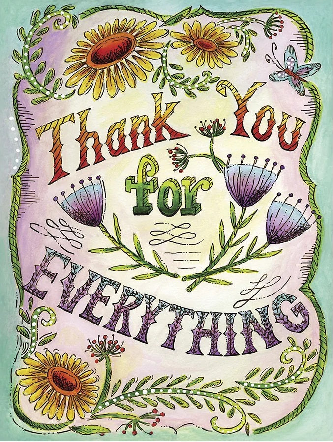Thank You For Everything Card