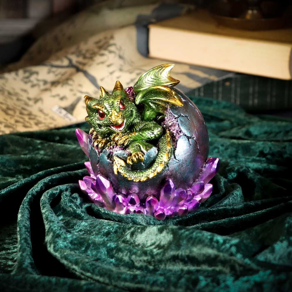 Emerald Hatchling Glow Dragon