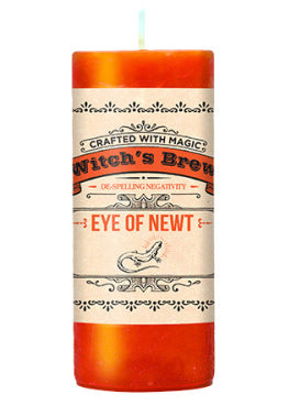 Witch's Brew Eye of Newt Candle