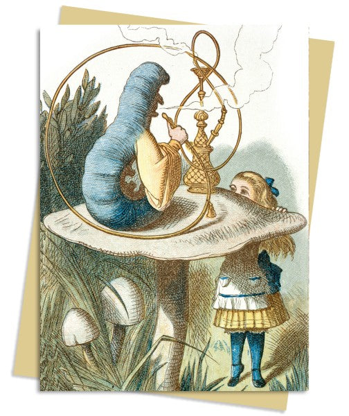 Alice & the Caterpillar Card