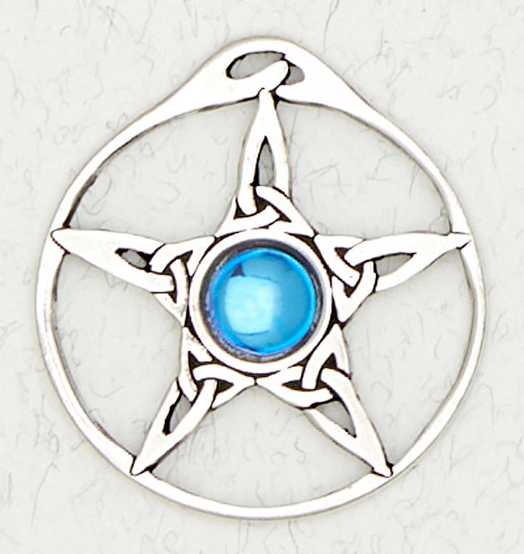 Pentacle Trinity Knot Necklace