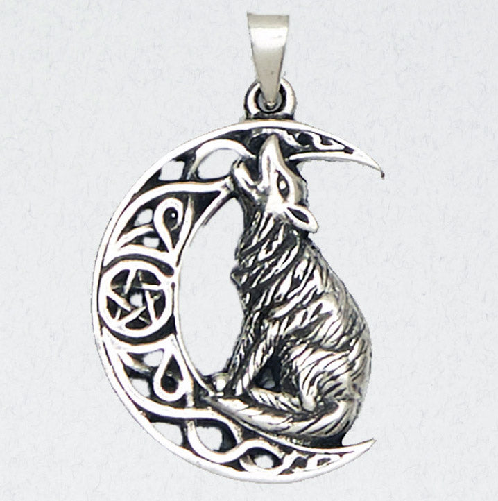 Pentacle of the Wolf Necklace DragonSpace Gift Shop