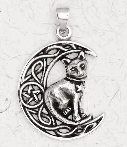 Pentacle of the Cat Necklace