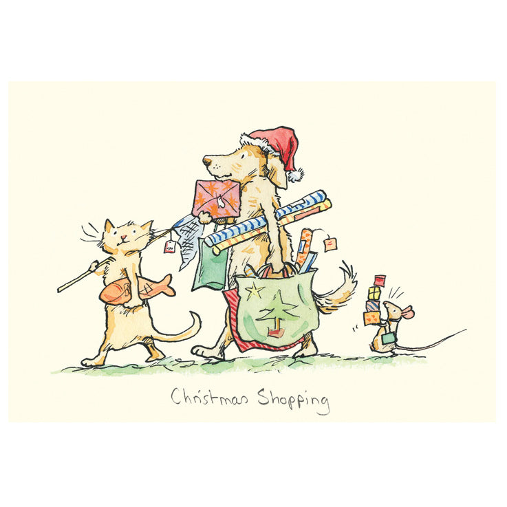 Christmas Shopping Card