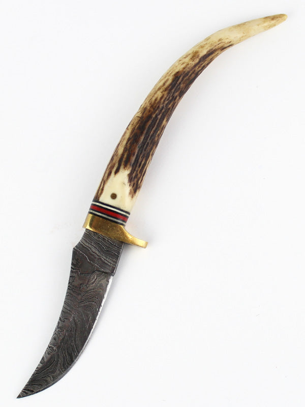 Stag Damascus Athame