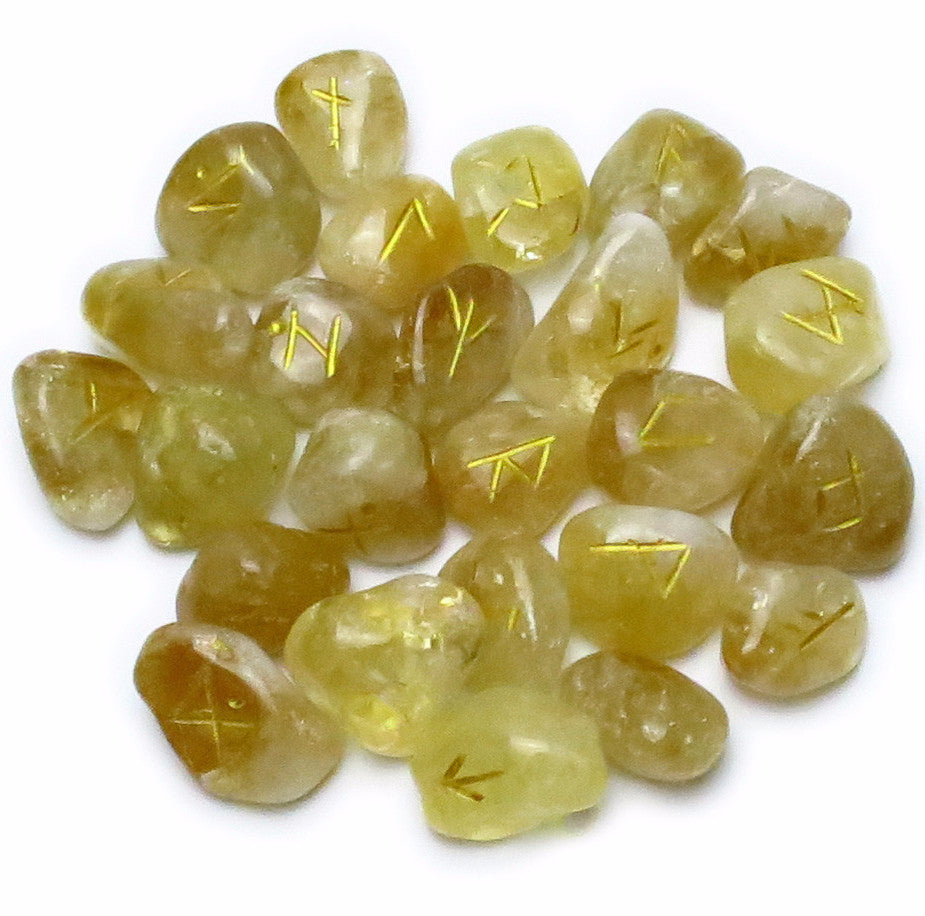 Citrine Rune Set -- DragonSpace