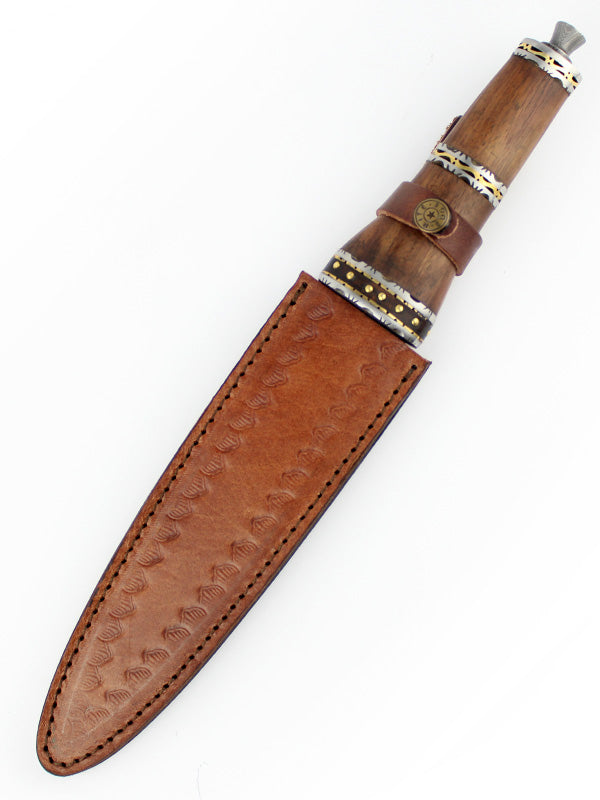 Dirk Wod Damascus Athame
