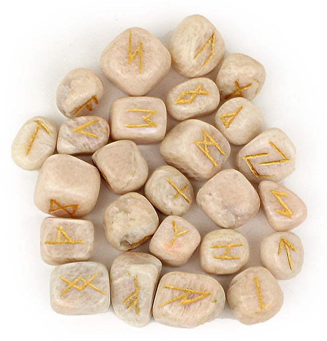 Peach Moonstone Rune Set