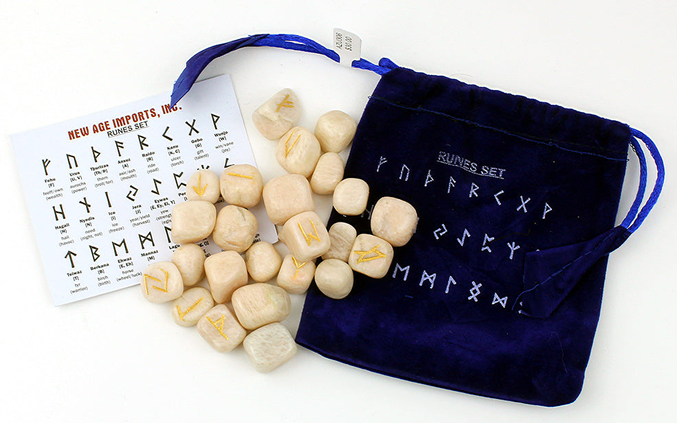 Peach Moonstone Rune Set