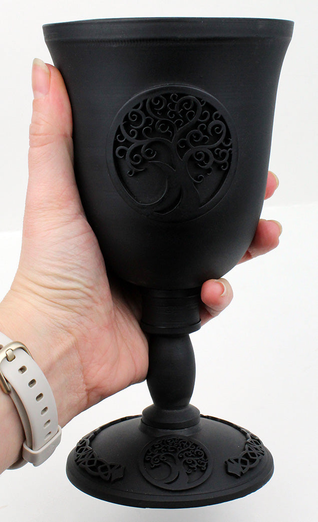 Tree of Life Cast Iron Chalice