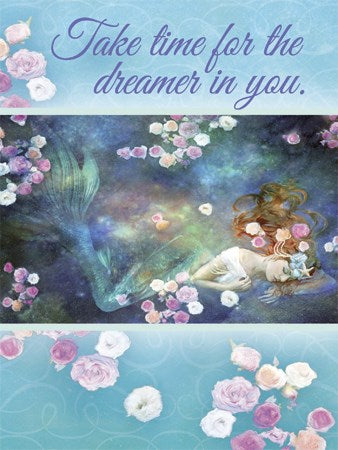 Dreaming Mermaid Card