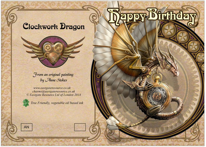 Clockwork Dragon Card -- DragonSpace