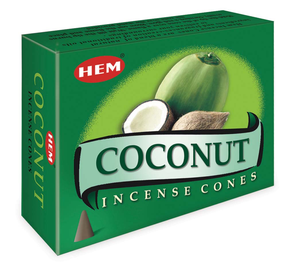 Coconut Incense Cones -- DragonSpace