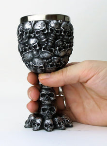 Skull Covered Goblet -- DragonSpace