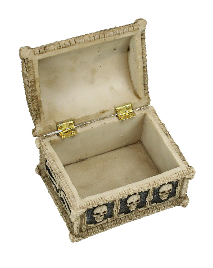 Skull Treasure Chest Box