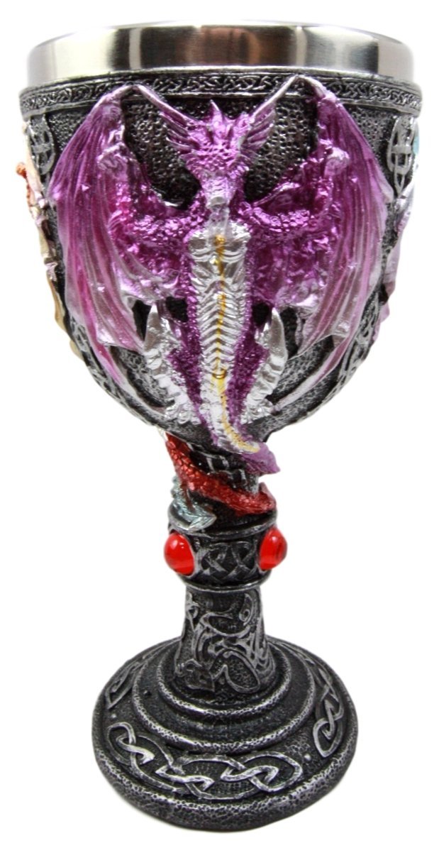 Colourful Dragon Goblet -- DragonSpace