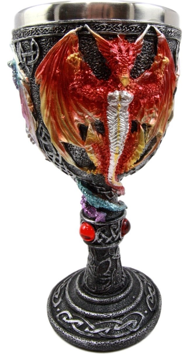 Colourful Dragon Goblet -- DragonSpace
