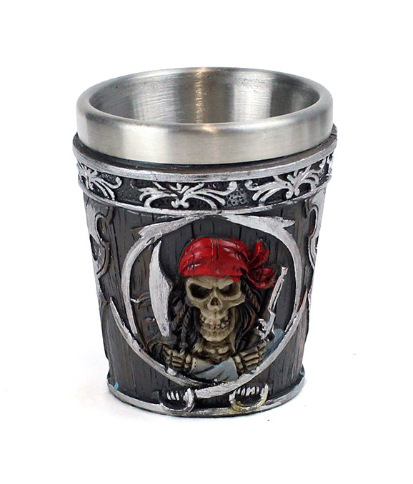 Pirate Skull Shot Glass