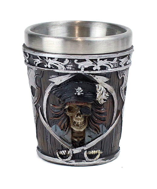 Pirate Skull Shot Glass