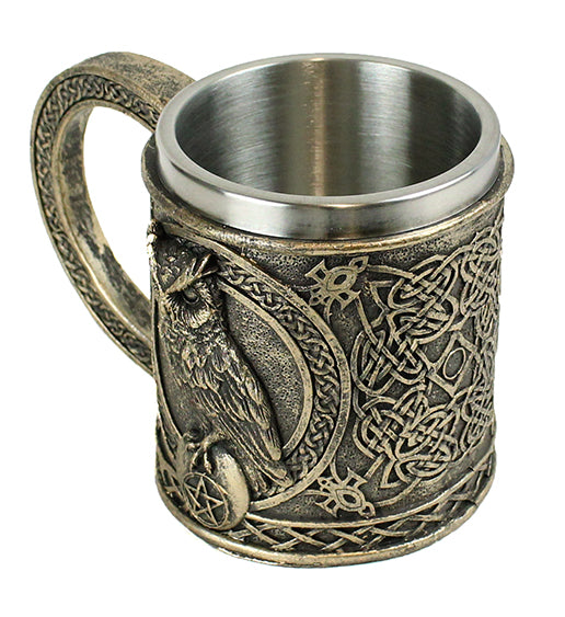 Brass Owl Mug
