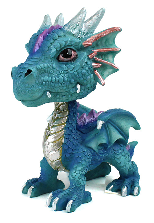 Baby Blue Bobblehead Dragon