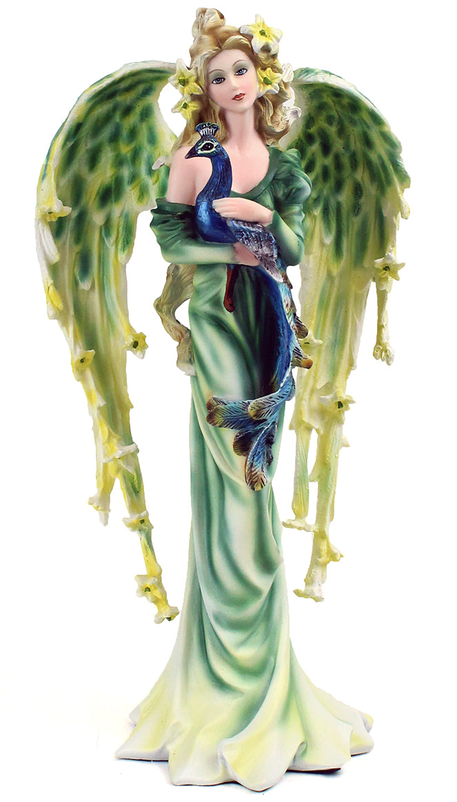 Angel Holding Peacock